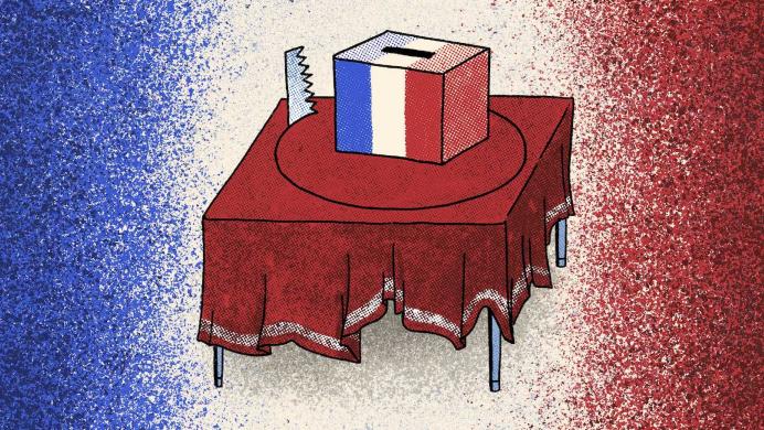 French ballot box